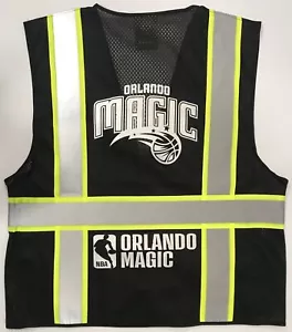 ORLANDO MAGIC BLACK REFLECTIVE SAFETY VEST W/REFLECTIVE LOGO - Picture 1 of 2