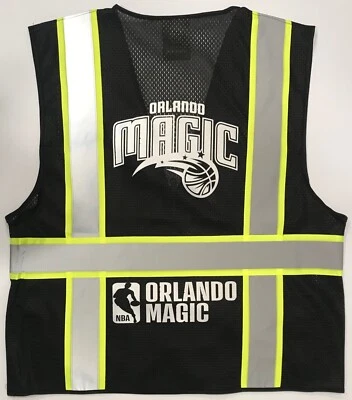 ORLANDO MAGIC BLACK REFLECTIVE SAFETY VEST W/REFLECTIVE LOGO  - Image 1 of 2