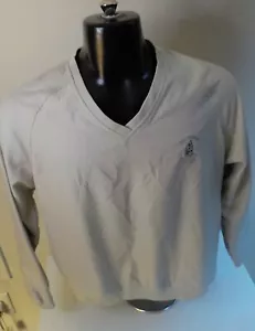 ASHWORTH Golf Pullover Water Wind Resistant Windbreaker Beige SZ S "BALLYBUNION" - Picture 1 of 6