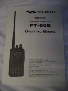 Yaesu FT-60E Operation Manual - Radioworld UK - Picture 1 of 1