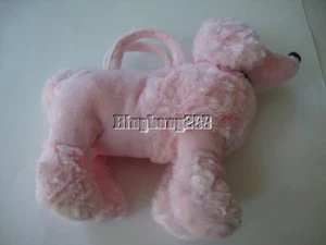 Gymboree TRES CHIC Pale Pink Poodle Plush Purse Bag - EUC - Picture 1 of 12