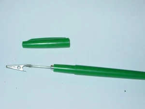 STIFT VINTAGE 1970er ZIGARETTENHALTER ANTENNE ROTAUGE CLIP VERLÄNGERT 14 ZOLL - grün - Bild 1 von 3