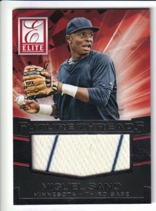 2015 Panini Elite - Future Threads #16 Miguel Sanó (MEM, RC) Minnesota Twins - Picture 1 of 2