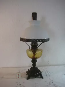 Große antike Petroleumlampe / Öllampe aus Sammlung - Bild 1 von 9