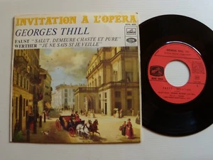 GEORGES THILL: Faust / Werther 7" EP Serie "Einladung zur Oper" ROVL 9005 - Bild 1 von 2