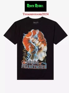 Rock Rebel Universal Monsters Bride Of Frankenstein T-Shirt Herren Medium NEU! - Bild 1 von 3