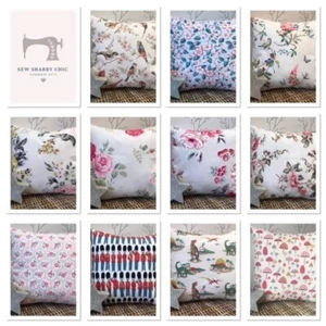 Cath Kidston Cushion Covers Floral Vintage Dino Mushroom Rose Various Designs - Picture 1 of 13
