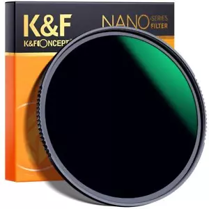 K&F Concept 105mm ND1000 (10 Stop) Fixed ND Filter Neutral Density Lens Filter - Picture 1 of 13