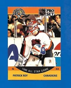 #359 PATRICK ROY ERROR ORANGE BOTTOM VARIATION 1990-91 PRO SET AS CANADIENS - Bild 1 von 2