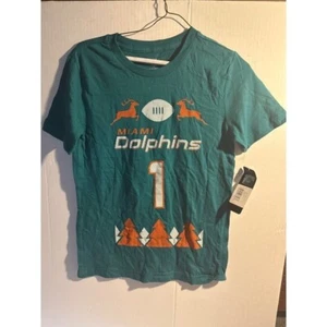 Tua Tagovailoa NFL Miami Dolphins Graphic T-Shirt Football Youth Size M - Picture 1 of 4