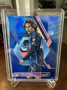 2023 Topps Finest MLS CADE COWELL BLUE REFRACTOR SAN JOSE EARTHQUAKES 8/150 #44 - Picture 1 of 3