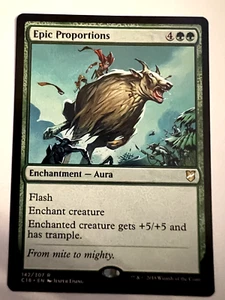 MTG Magic The Gathering Commander 2018  Epic Proportions Rare LP - Picture 1 of 2