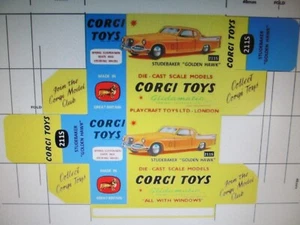 REPRO REPLICA BOX FOR CORGI STUDEBAKER 211S - Picture 1 of 3