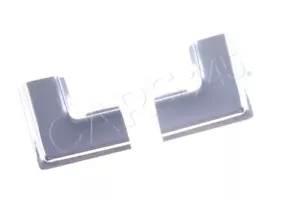 Genuine BMW 3 Series E30 Rear Window Chrome Moulding 2 Corner Covers 51311884408 - Picture 1 of 1