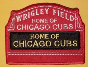 Wrigley Field Home of the Chicago Cubs Embroidered Sports Patch approx 3x4" - Picture 1 of 2