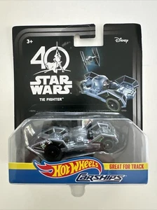 Star Wars Hot Wheels 40th Anniversary Tie Fighter Carships Mattel 2016 Brand New - Picture 1 of 6