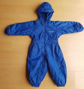 Regatta Navy Puddle Suit Snowsuit Unisex Toddler Baby 12-18 Months All in One