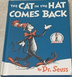 1958 HC Dr. Seuss Cat in the Hat Comes Back Vintage Book Club Edition VERY GOOD! - Picture 1 of 7