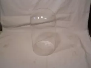 VINTAGE SCHATZ #49 ANNIVERSARY CLOCK - GLASS DOME ONLY 10 1/4 h x 5 1/2 wide - Picture 1 of 3