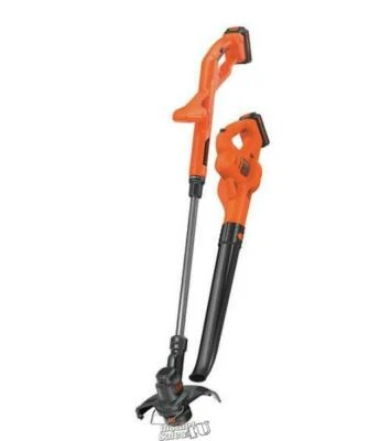 Black + Decker 20V 10" Cordless Trimmer/Edger & Hard Surface Sweeper Combo Kit - Image 1 of 2