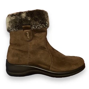 Botas Flexus by Spring Yanet para mujer 9 marrón gamuza imitación piel recortadas 17122-2104 - Imagen 1 de 8