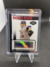 2007 Topps Co-Signers BOOF BONSER SOLO SIGS Auto Minnesota Twins