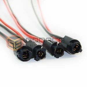 4x Connectors Socket Bulb Halogen headlamp Light Harness PigTail T5 - Foto 1 di 3