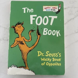 The Foot Book: Dr. Seuss's Wacky Book of Opposites Board Book~12” - Picture 1 of 11