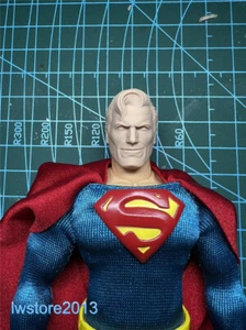 1:12 Smile Superman Clark Kent Head Sculpt Carved For 6" Male Action Figure Body - Picture 1 of 6