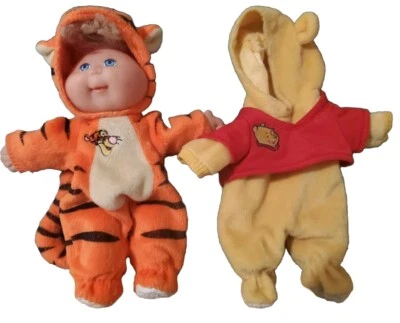 Puff de pelo rubio Cabbage Patch Kid XAVIER ROBRT BABY, ojos azules, Tigger Winnie TP Foto 1 de 4