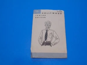 Camisa de Colección Años 40 Hollywood Junior Patrón de Costura #660 Niños Talla 10  - Imagen 1 de 3