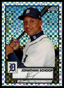 2021 Topps cromo platino aniversario Jonathan Schoop X-Fractor #388 - Imagen 1 de 2