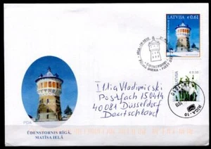 Stadt Riga. Wasserturm. FDC-Brief. Lettland 2019 - Bild 1 von 1