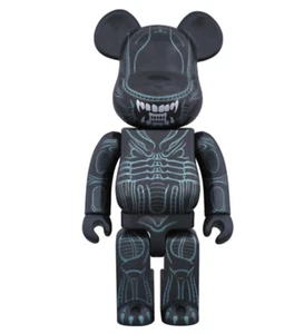 400% Alien Bearbrick by Medicom Blue NIB Sealed Authentic - Picture 1 of 5