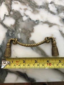 Vintage P E Guerin Sherle Wagner Quaste 72190 Pull Gold Plate Brass Luxe - Bild 1 von 5