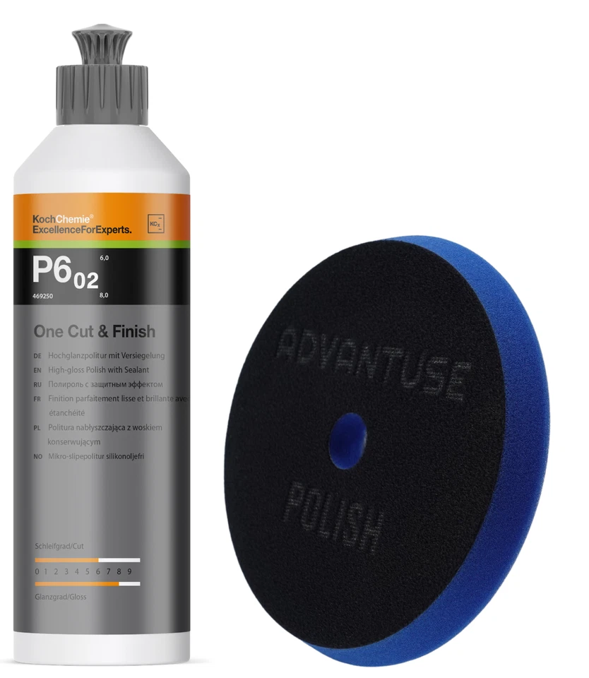 Koch Chemie - P6.02 One Cut One Step Politur 250ml 125mm ADVANTUSE Medium/Finish - Bild 1 von 4