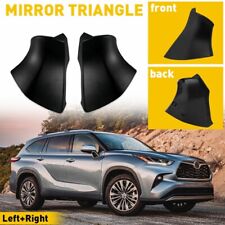 1Pair Side Rearview Mirror Triangle Base Cover Fit For Toyota Highlander 20-22