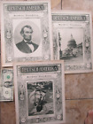 RARE LOT DE 3 papiers anciens 1916 DEUTSCH AMÉRIQUE, WWI, allemand, Abraham Lincoln