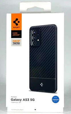 Spigen Case For Samsung Galaxy A53 5G - Black - Image 1 of 2