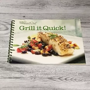 The Pampered Chef Grill It Quick! Cookbook 2008 Ring Wire Bound Paperback - Picture 1 of 5