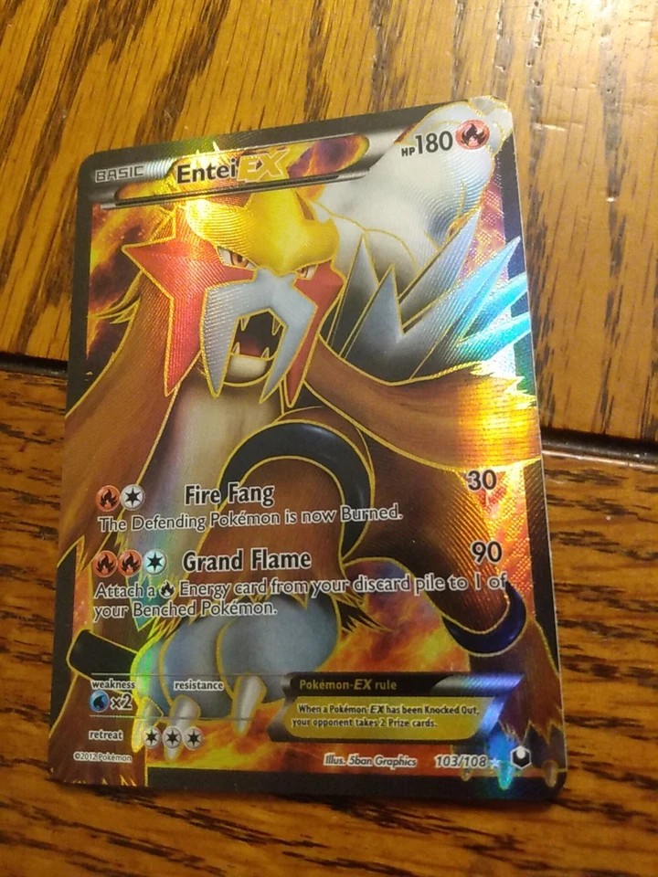 2012 Pokemon Full Art Entel 103/108 - Image 1 of 4
