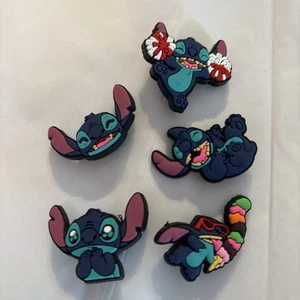 Menge 5 Disney Jibbitz Schuh Charms Crocs - STITCH Lilo & Stitch - Bild 1 von 9