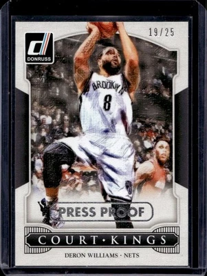 Deron Williams 2014-15 Donruss #24 Court Kings 新闻精制银色/25 — 第 1/2 张图片