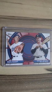 2025 Topps Series, Duke Snider & Mickey Mantle, #DD-13 - Bild 1 von 2