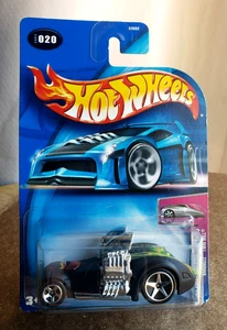 Hot Wheels HARDNOZE TWIN MILL Flat Black #020/100  2004 First Editions 1:64 5 SP - Picture 1 of 18