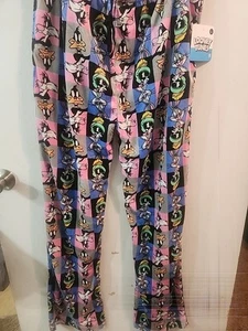Looney Tunes Lounge Pants Pajamas Taz Bugs Marvin Martian Size Large - Picture 1 of 3