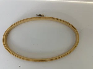 Wooden Embroidery cross stitch Quilt Hoop Frame OVAL 9 x 5" NEW - Picture 1 of 1