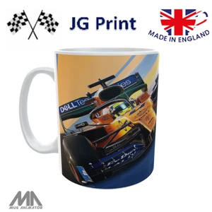 Lando Norris inspired Formula One F1 11oz Mug Gift Ceramic Motorsport - Picture 1 of 4