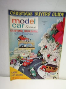Model Car SCIENCE DECEMBER 1963 VOL 1 # 7 CAR BUILDING & RACING TECHIQUES NICE - Picture 1 of 4