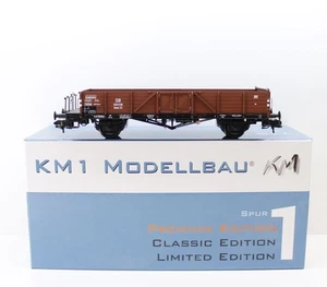Vagón de alta borda KM1 213206 A escala 1 Ommr32 DB 800 518 con plataforma de freno mb25 lf2517 - Imagen 1 de 4